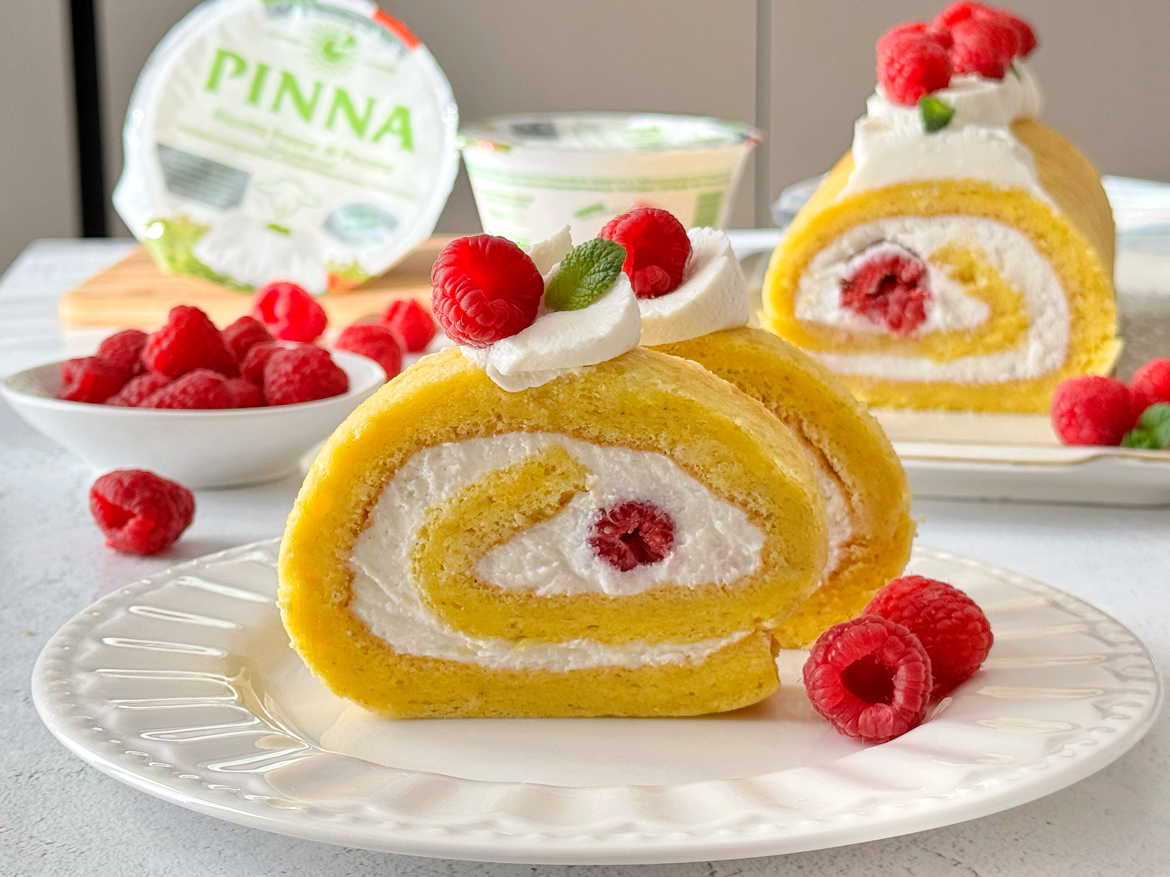 Rotolo Ricotta e Lamponi