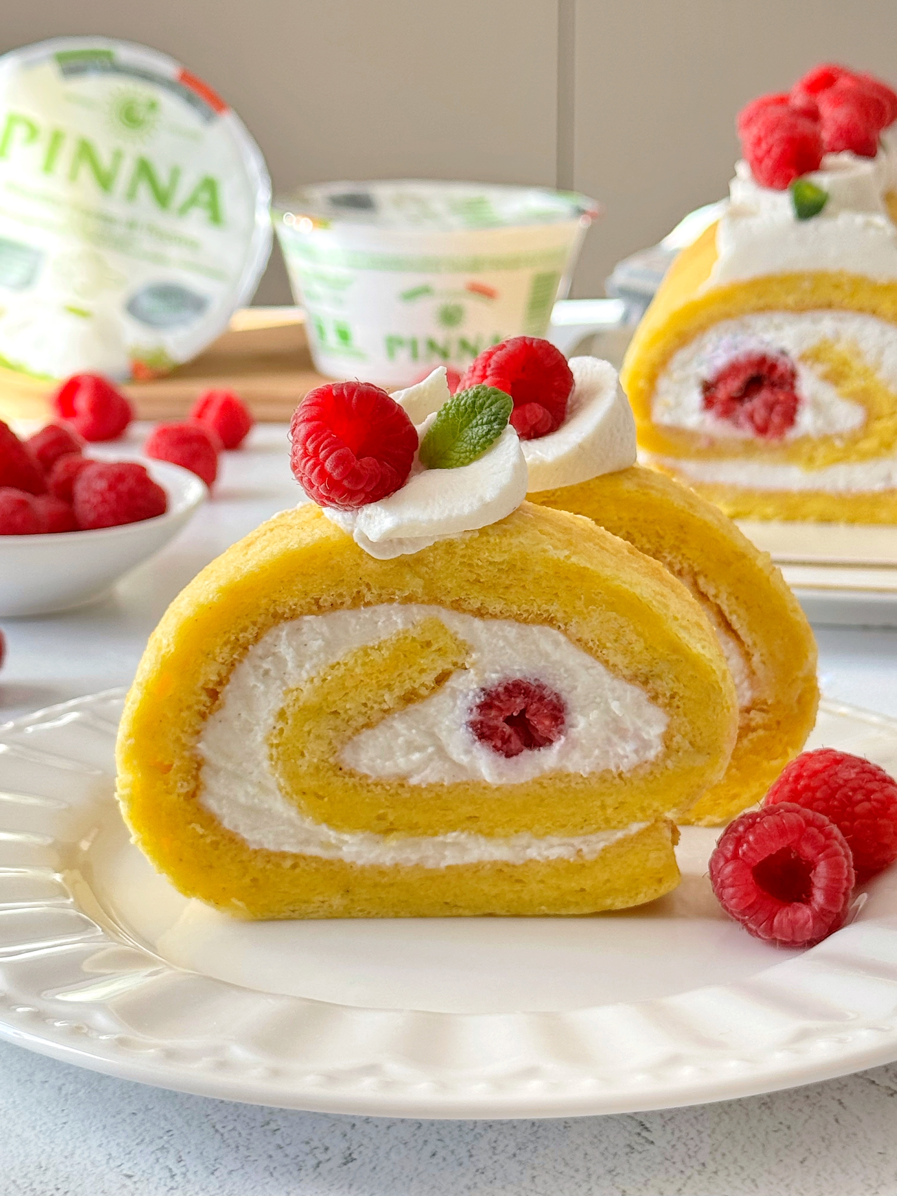 Rotolo Ricotta e Lamponi