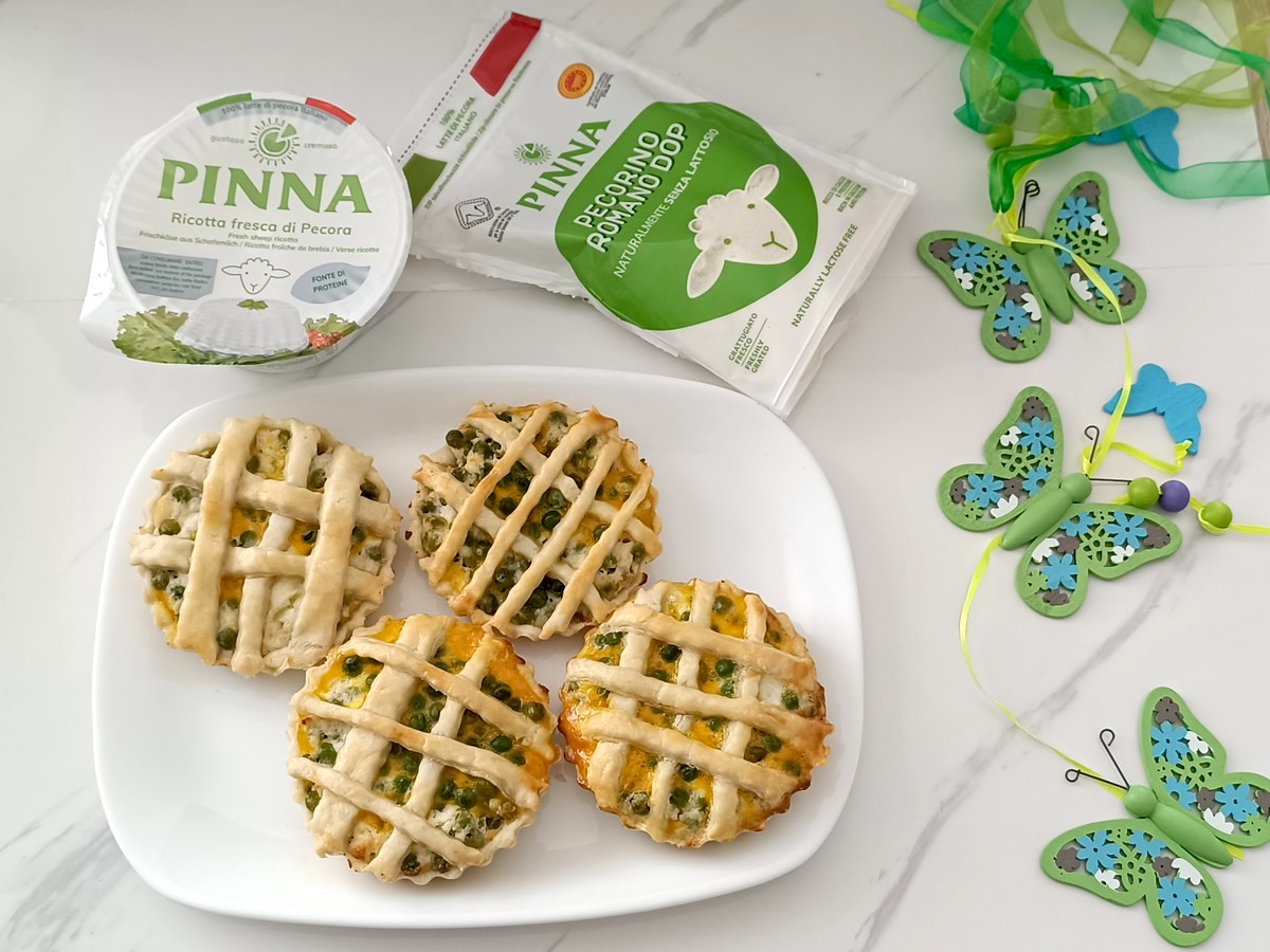 Tortine Pasqualine con Piselli