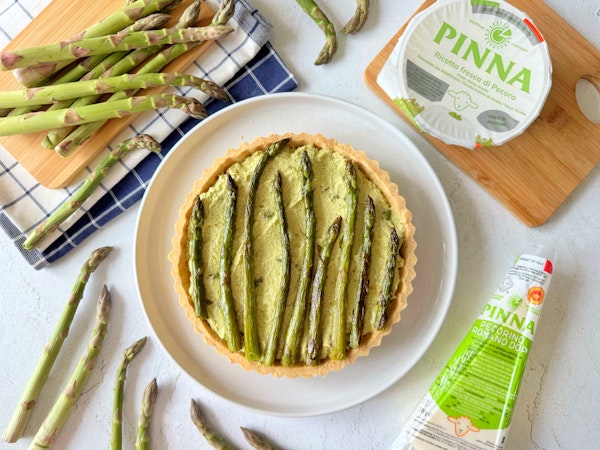 Torta Salata Asparagi e Ricotta