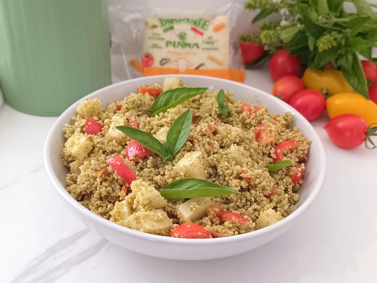 Cous Cous con Pesto e Pomodorini