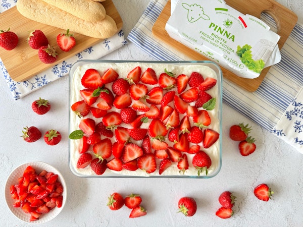 Tiramisu ricotta-e-fragole