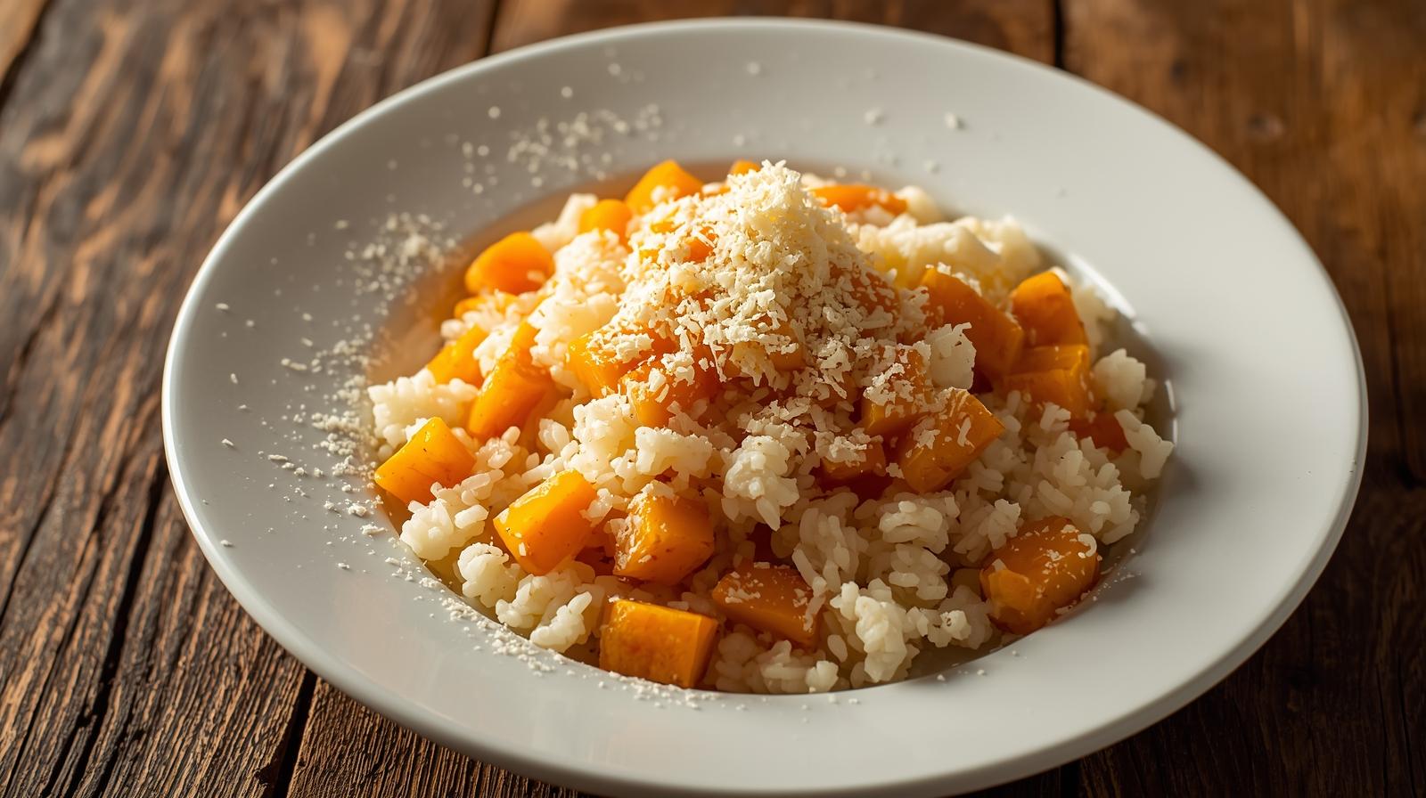 Risotto Zucca e Pecorino