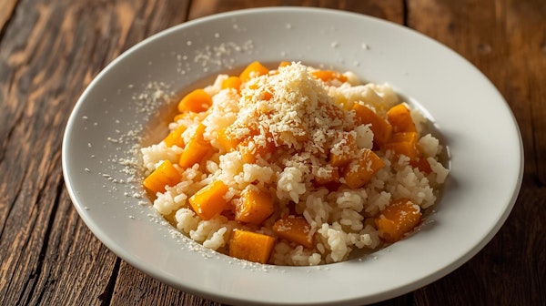 Riso zucca-e-pecorino