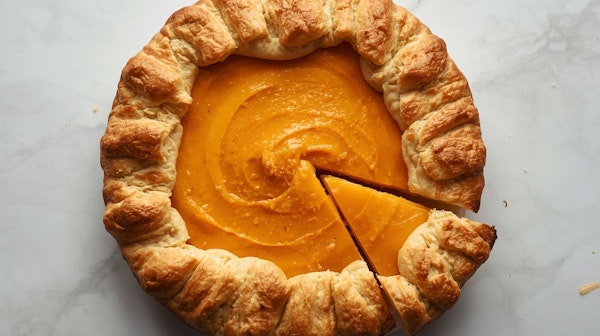 Torta salata Zucca e Ricotta di Pecora