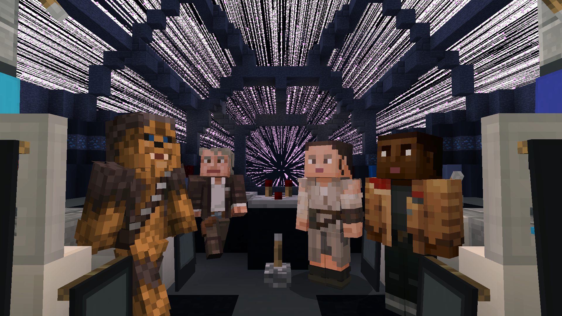 Minecraft avatars from Star Wars Minecraft Star Wars Sequel Skin Pack