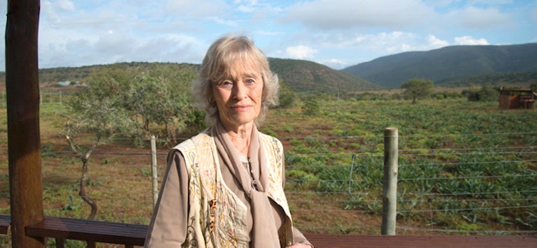 Virginia McKenna OBE on a veranda