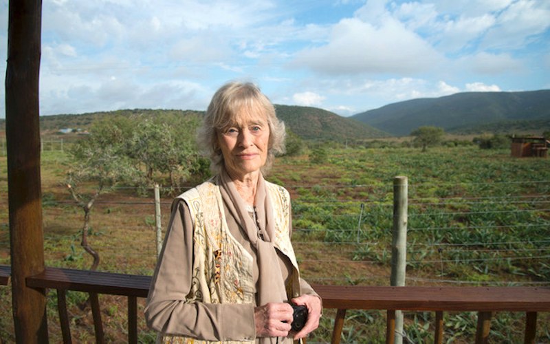 Virginia McKenna OBE on a veranda