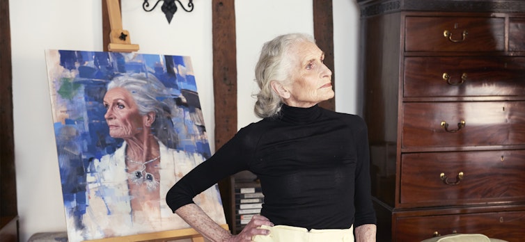 Daphne Selfe, model