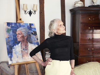 Daphne Selfe, model