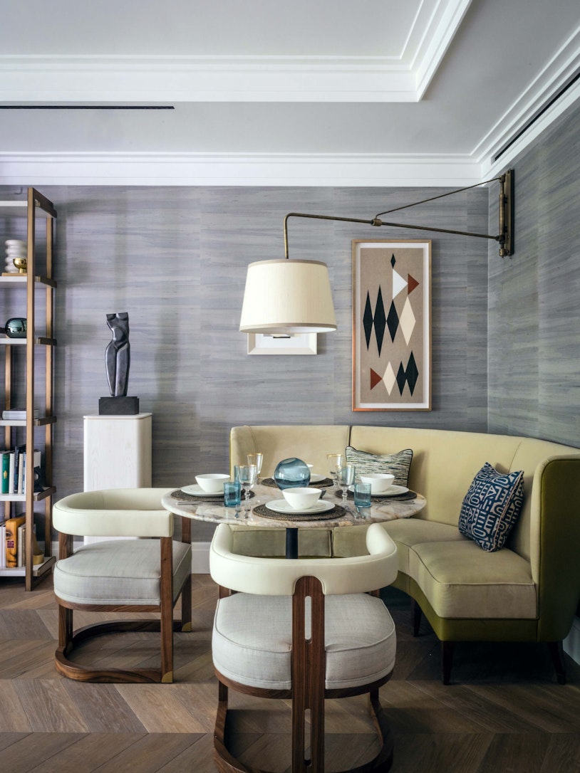 Dining area of apartment