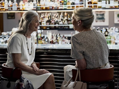 Cocktails at the bar