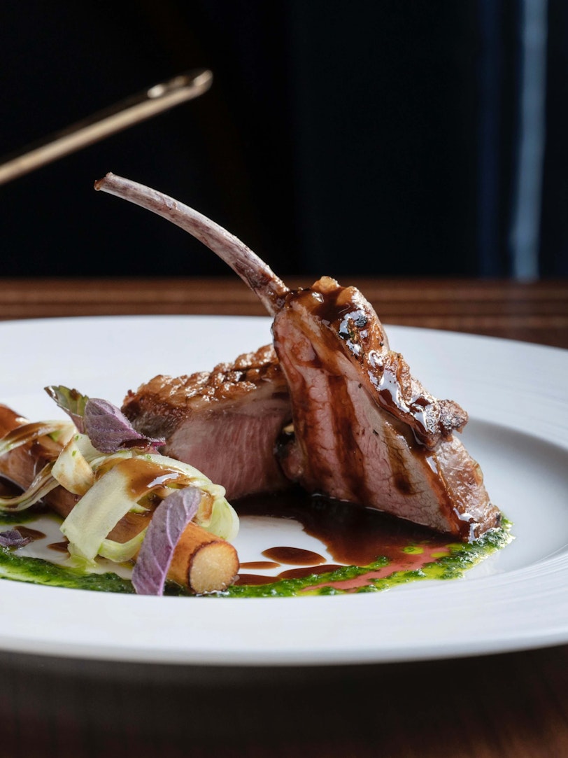 Lamb chops in Culfords restaurant