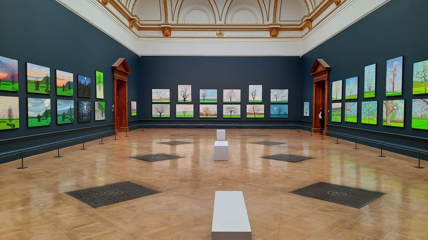 David Hockney: The Arrival of Spring, Normandy, 2020 at the Royal Academy of Arts