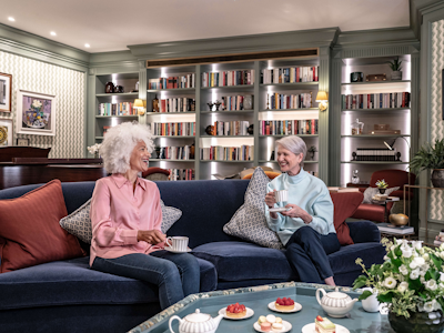 Afternoon tea in the Library