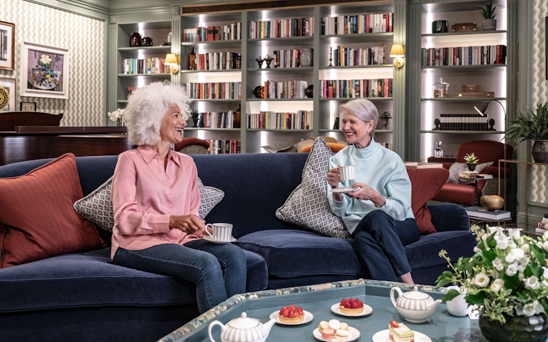 Afternoon tea in the Library