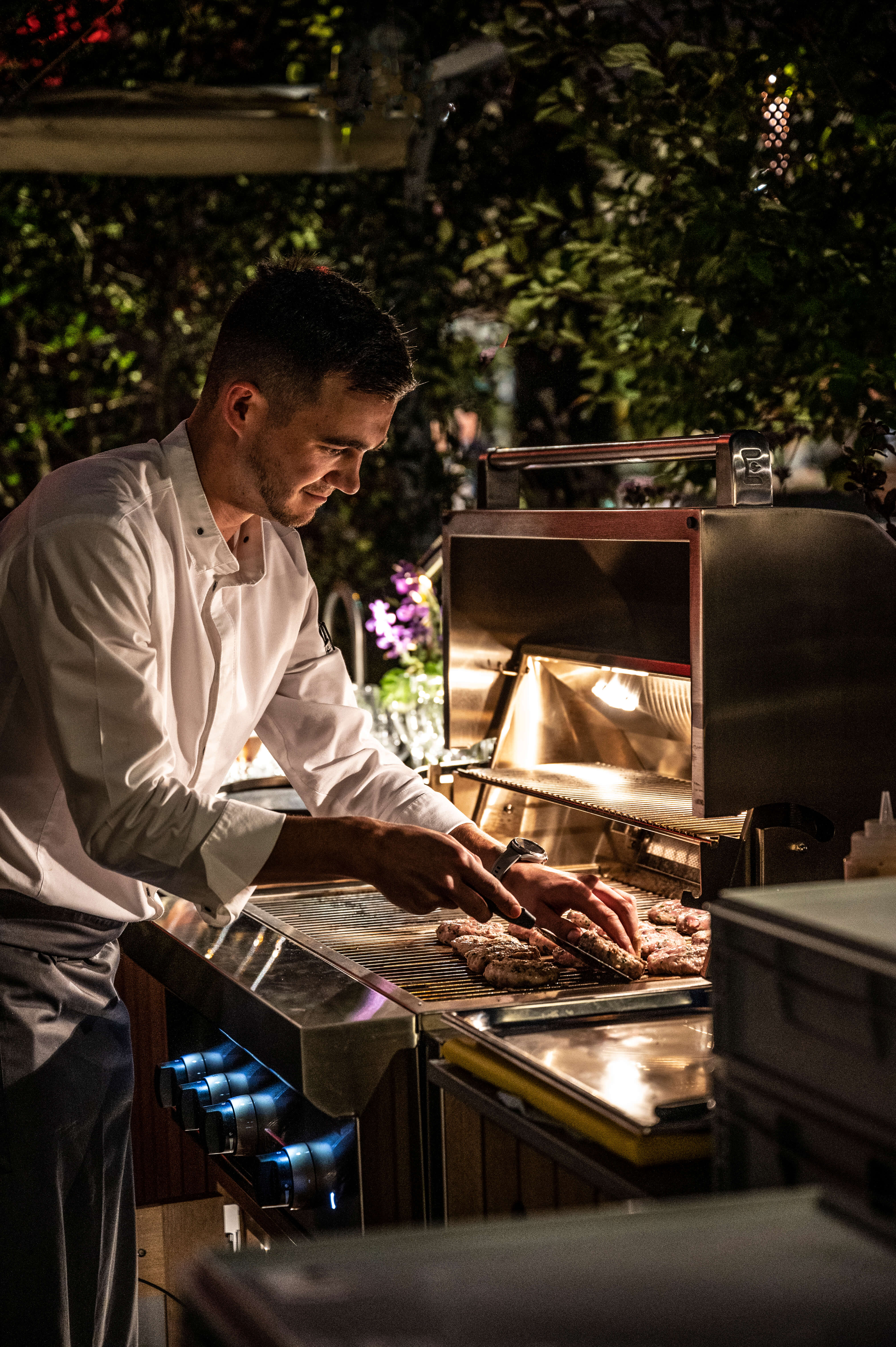 Cooking at Chelsea Flower Show