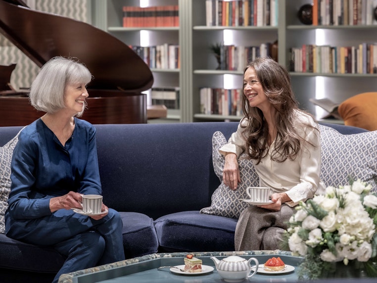 Afternoon tea in the Library