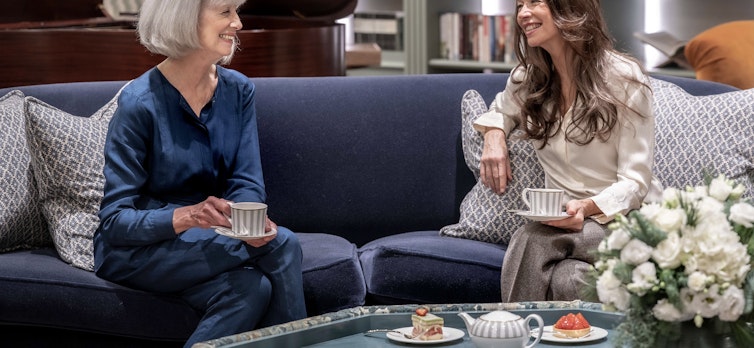 Afternoon tea in the Library