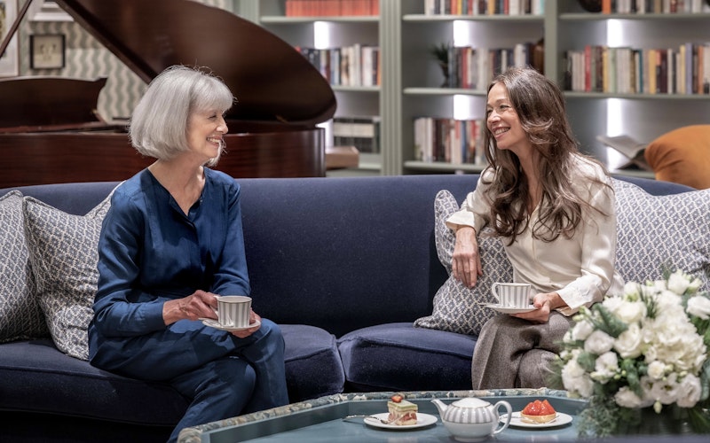 Afternoon tea in the Library