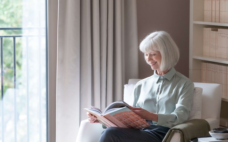 Reading in apartment