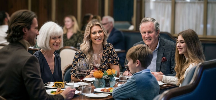 Family lunch at Culfords