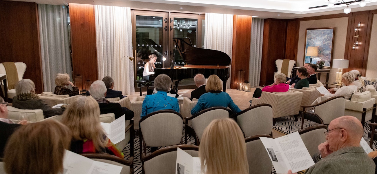 Piano recital by Ana Bursac at Auriens Chelsea