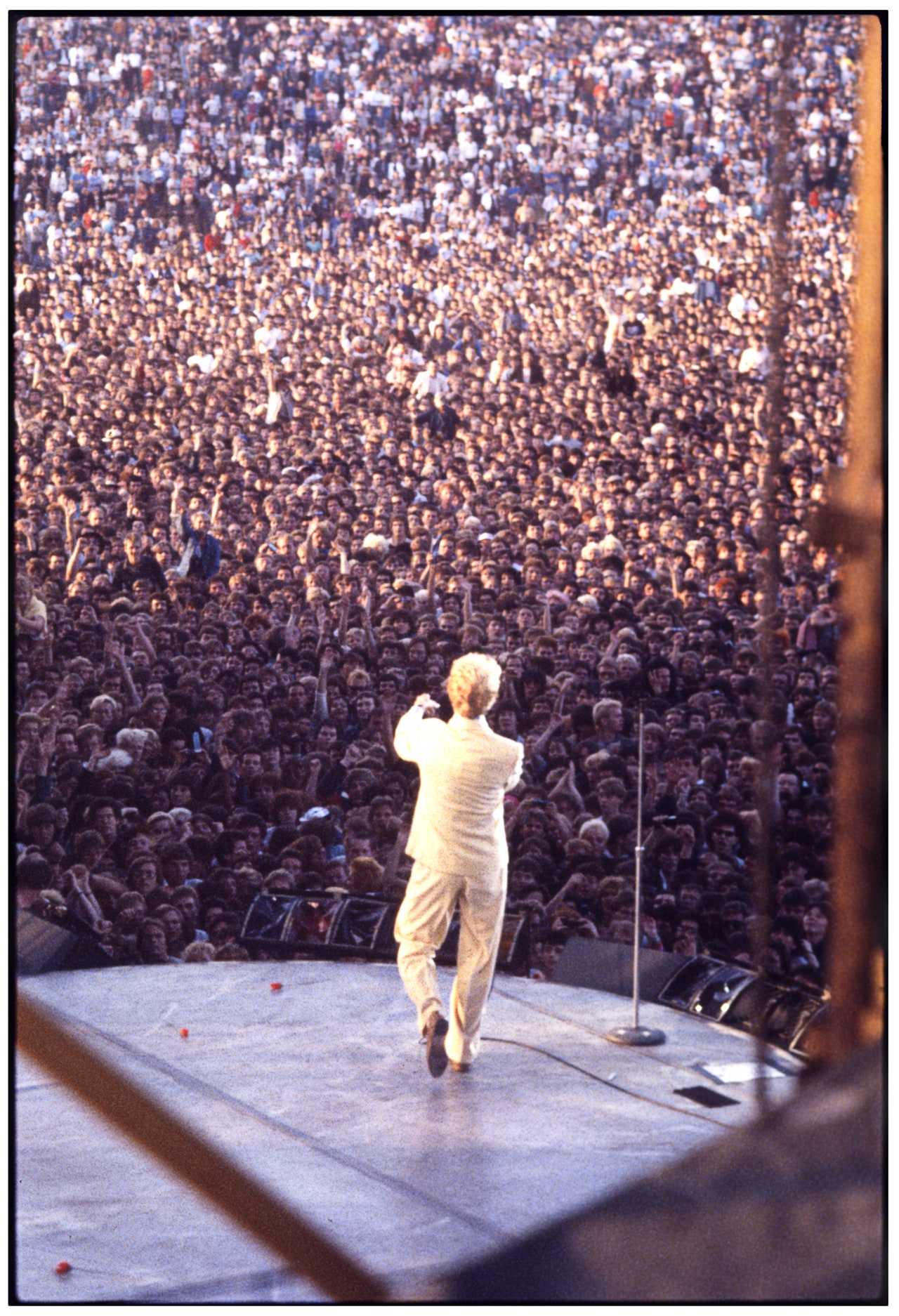 David Bowie on stage by Carinthia West
