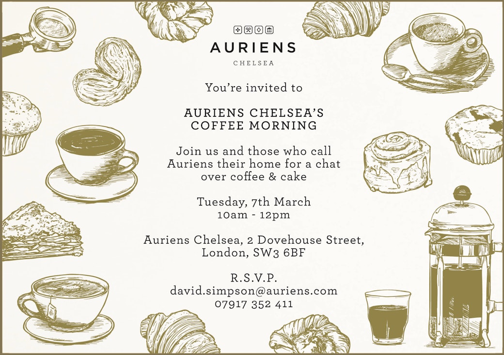 Coffee Morning Invitation