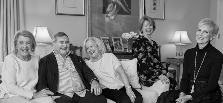 Residents in an apartment