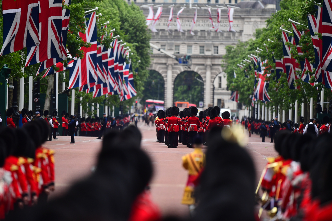 Trooping the colour