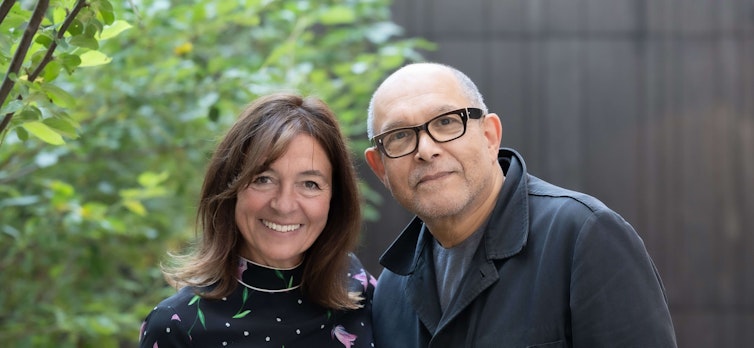 Bruce Oldfield and Catherine Fairweather at Auriens