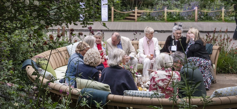Residents at the Chelsea Flower Show