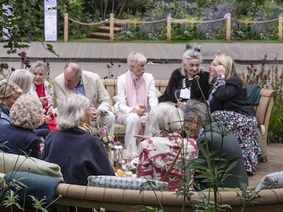 Residents at the Chelsea Flower Show