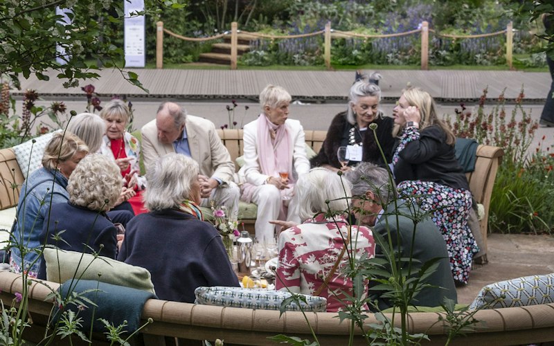 Residents at the Chelsea Flower Show