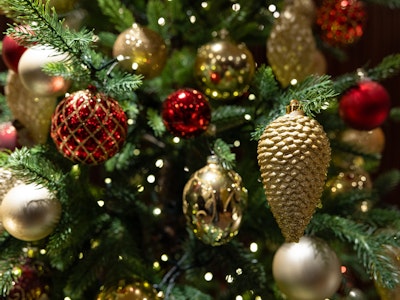 Christmas tree with decorations