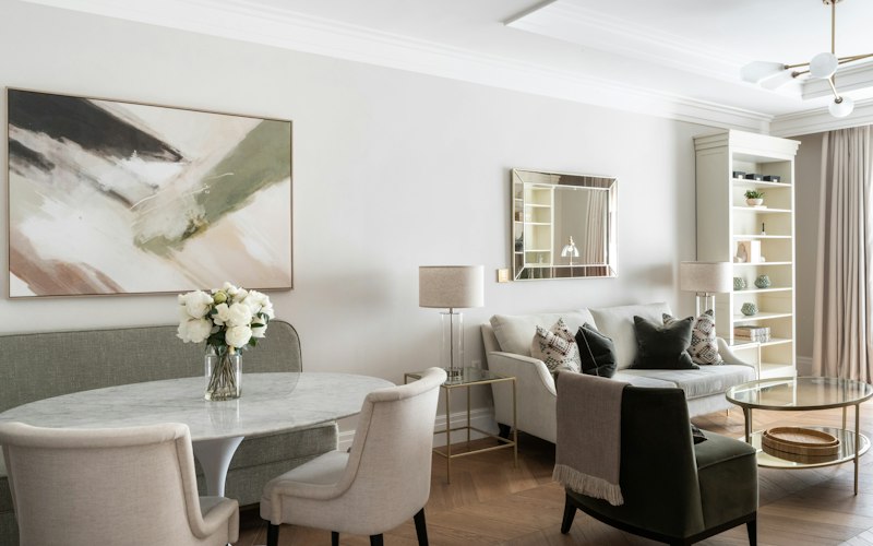 Dining/living area, show apartment 103