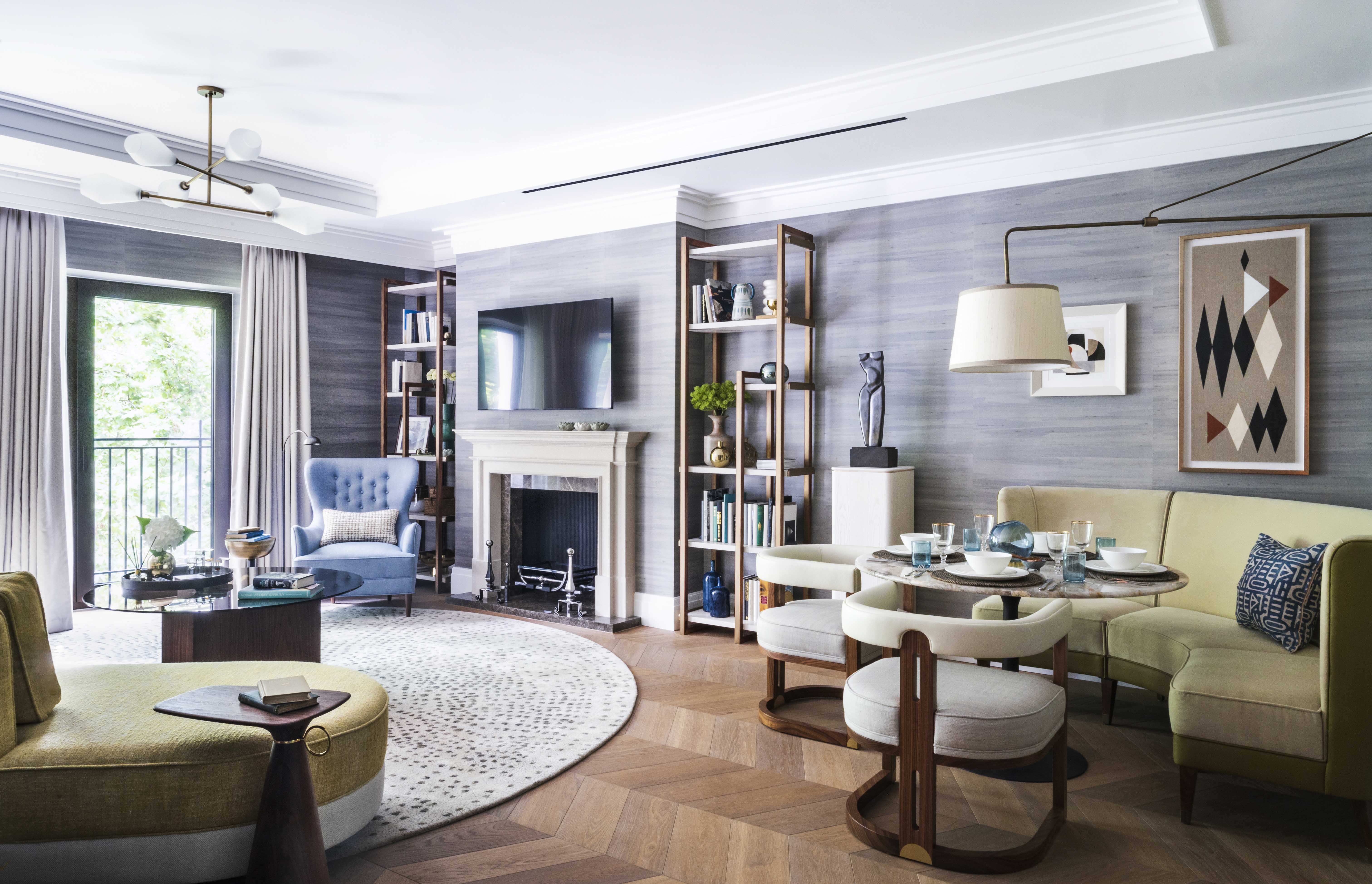 Living and dining area, show apartment