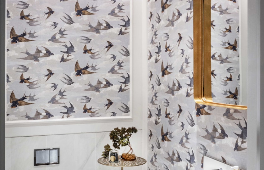 Powder room, show apartment