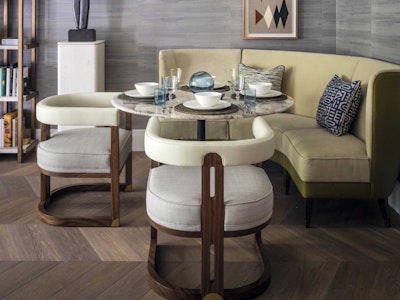 Dining area, show apartment 408