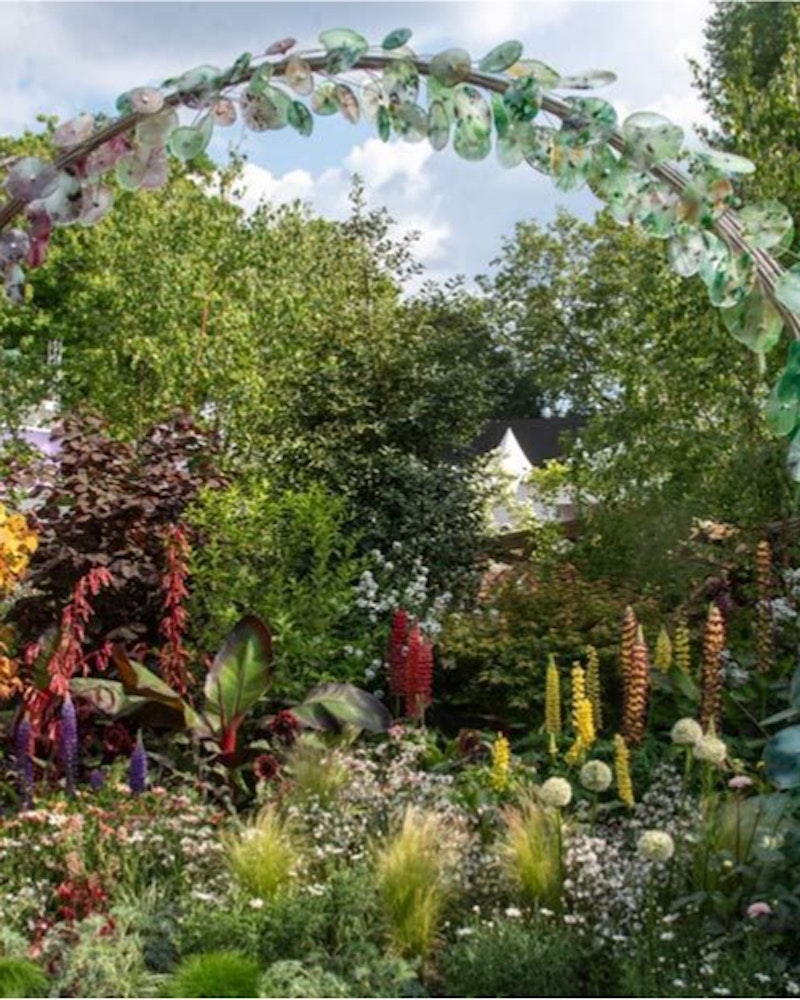 A floral display at the RHS Chelsea Flower Show