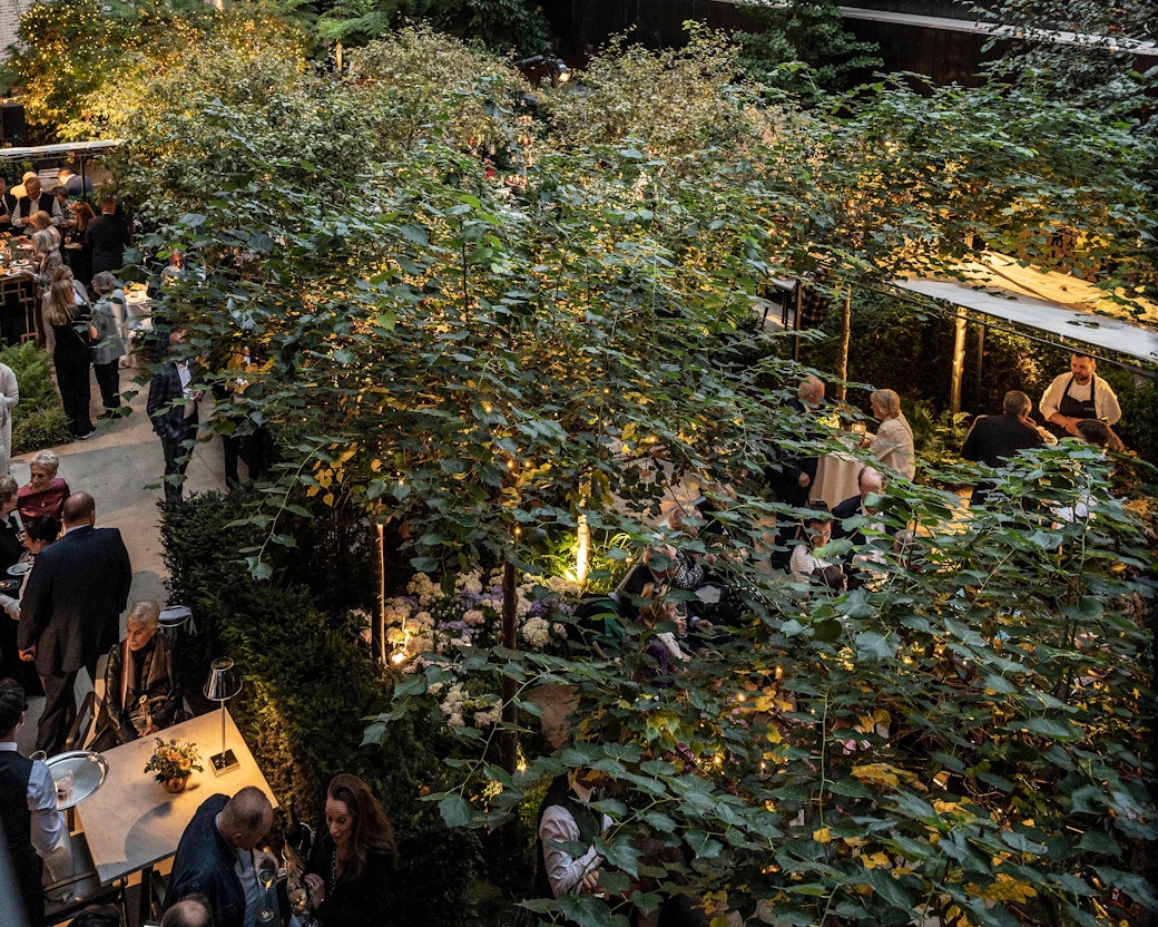 Garden party at Auriens Chelsea