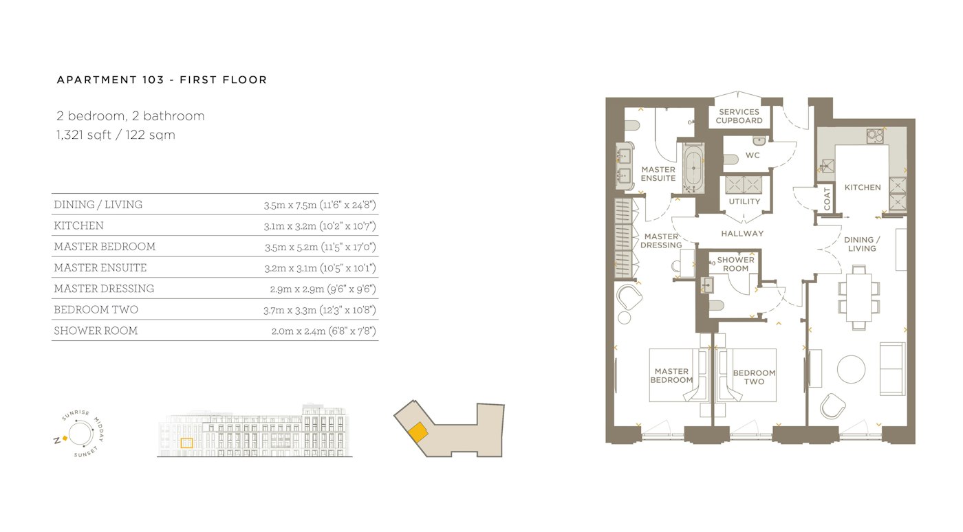 Apartment 103 floorplan