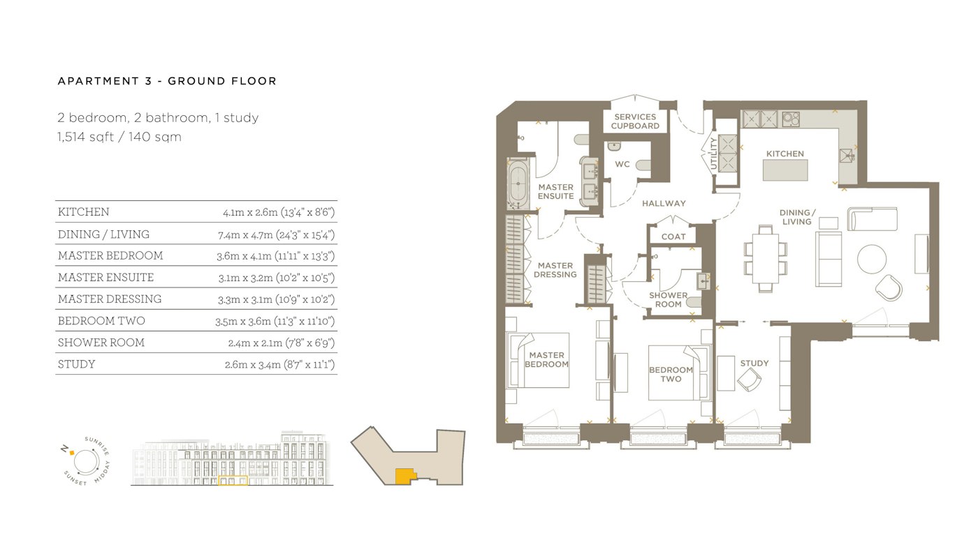 Apartment 3 floorplan