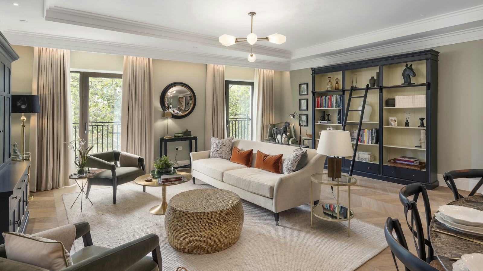 Living area, show apartment 409