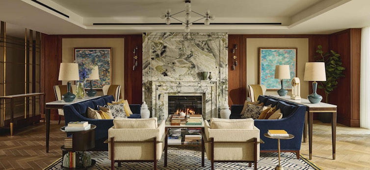 Lobby lounge at Auriens Chelsea