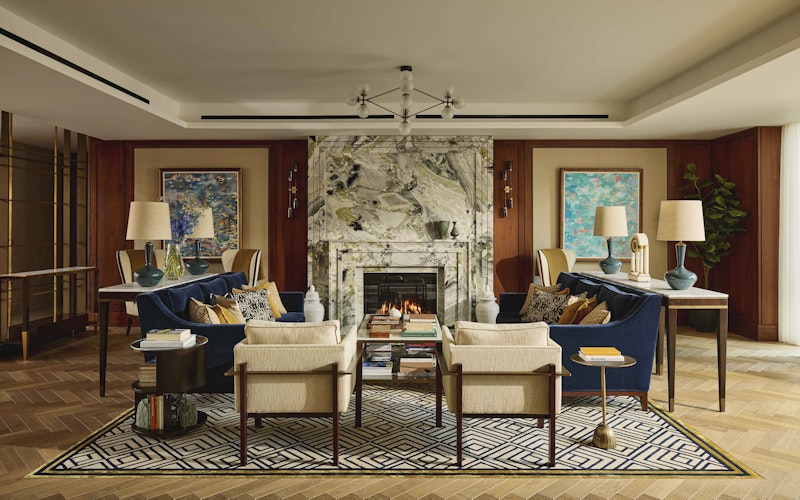 Lobby lounge at Auriens Chelsea