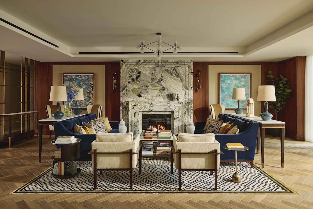 Lobby lounge at Auriens Chelsea