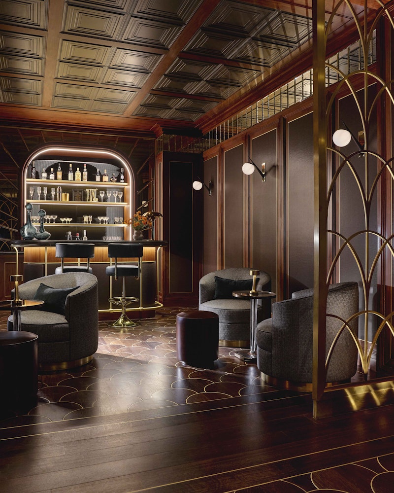 Speakeasy bar vignette