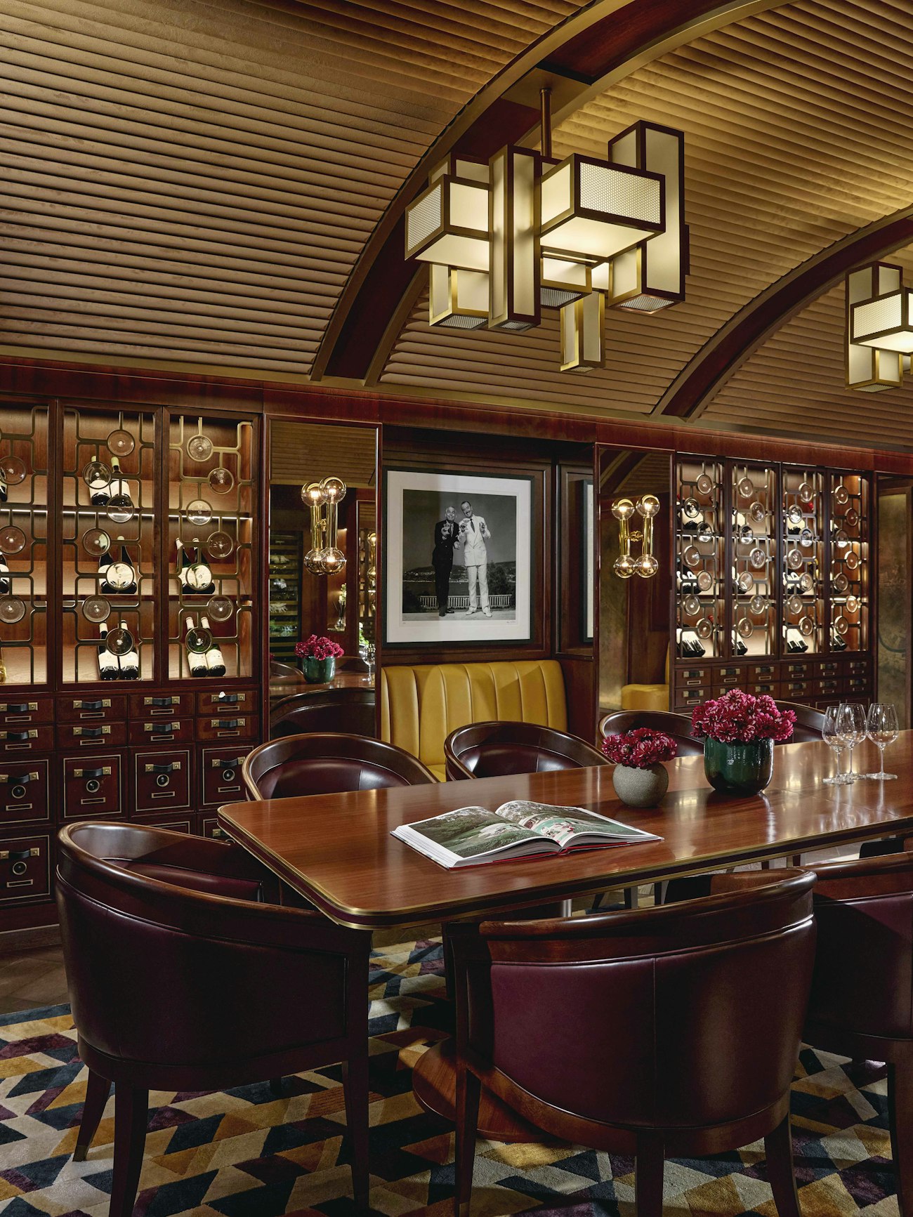 Wine room at Auriens Chelsea